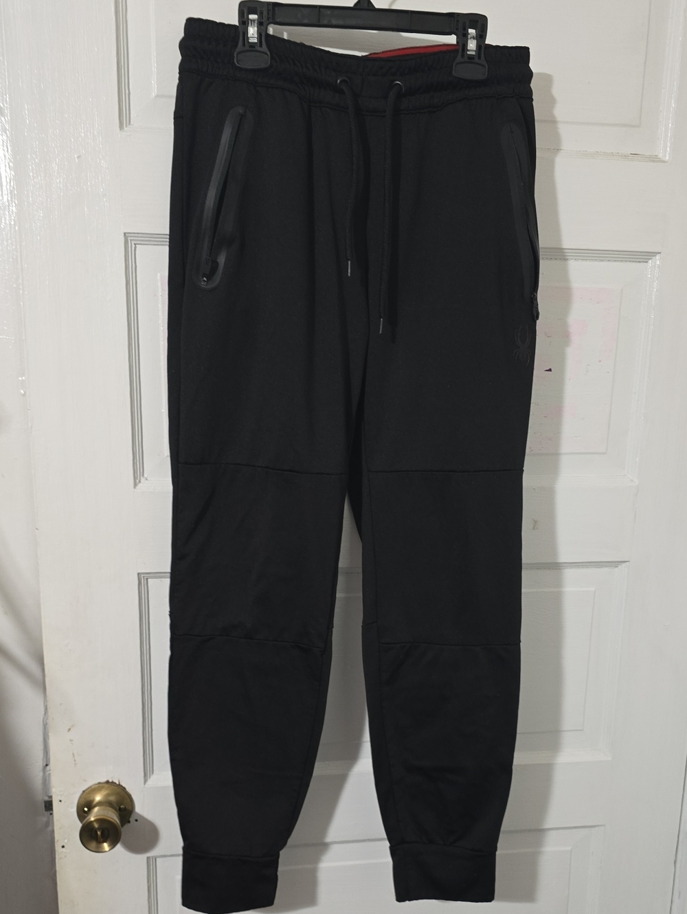 Spyder Black Men's Tech Joggers with Zip Pockets